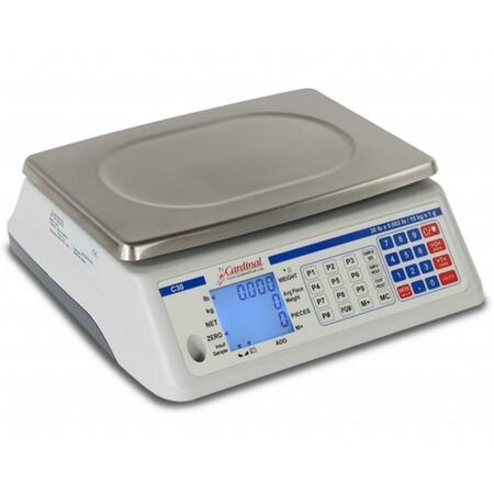 CARDINAL SCALE 11.38 x 8.25 in. C Series Counting Electronic Scale- 30 lbs C30